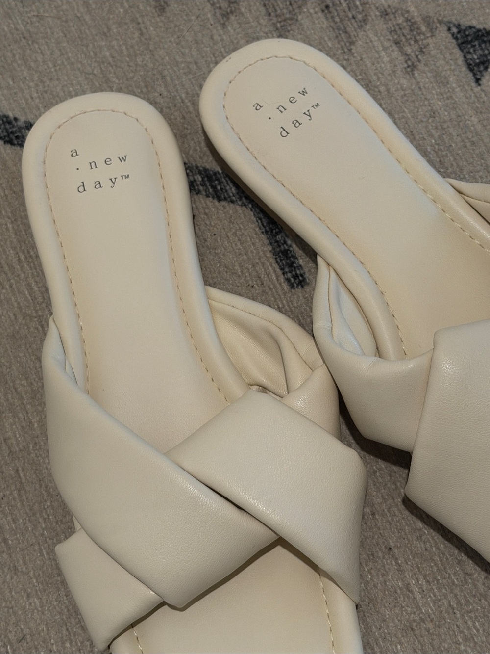 a new day Cream Braided Slide Sandals - Picture 3 of 3